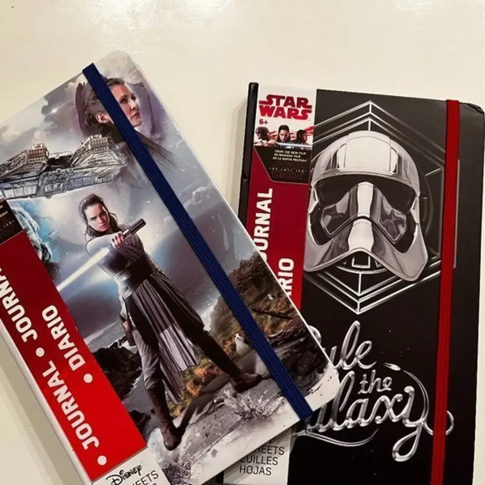 Star Wars Journals / Notebooks (Set‎ of 2 / Princess and Darth Vader) (new) (h)